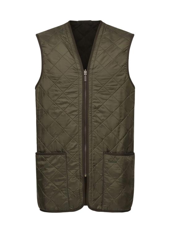26FW 바버 베스트 질레 트라푼타토 Polarquilt Verde - BARBOUR