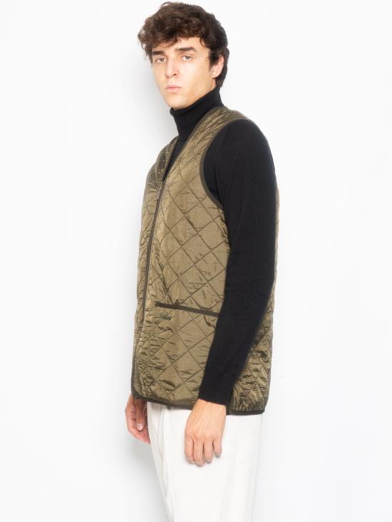 26FW 바버 베스트 질레 트라푼타토 Polarquilt Verde - BARBOUR