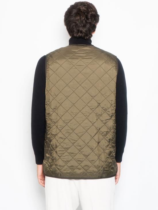 26FW 바버 베스트 질레 트라푼타토 Polarquilt Verde - BARBOUR