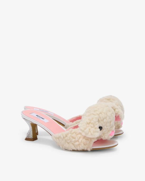 26FW 모스키노 뮬/슬리퍼 MA28145C1P262MPML 100 AVORIO - MOSCHINO