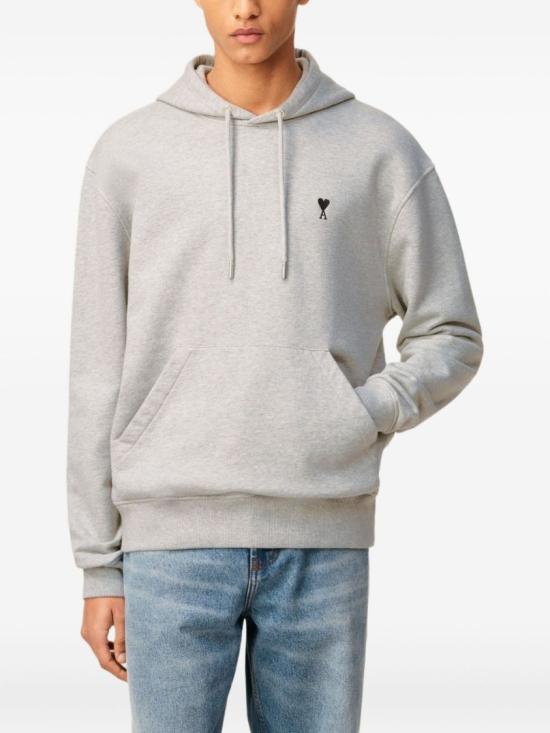26FW 아미 ADC 코튼 후디 HSW764 730 0951 Grey - AMI