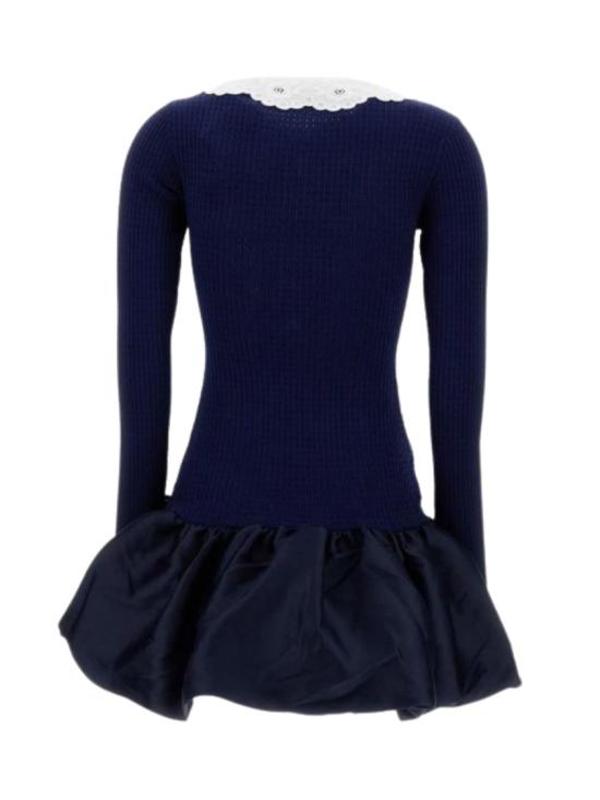 26SS 셀프 포트레이트 숏 원피스 RS26106SBNAVY Blue - SELF PORTRAIT
