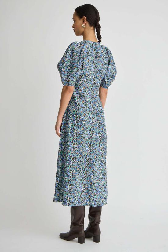  어피스 어파트 롱 원피스 Apiece Apart Sculpted Sabina Maxi Dress Cloud Cottage Floral - APIECE APART