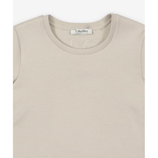 26FW 막스마라 반팔 티셔츠 29976021 001 WHITE DOM - MAX MARA