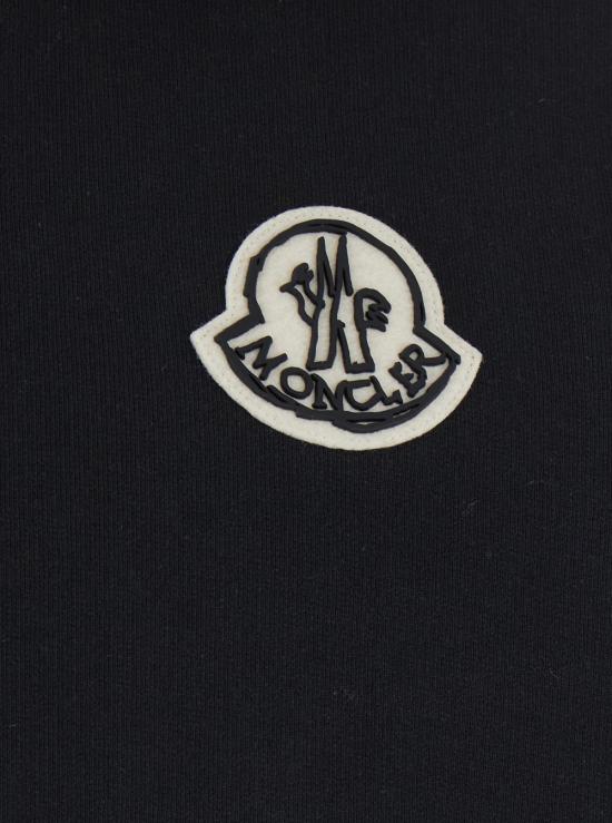 26FW 몽클레어 후드 티셔츠 8G00027 899V4 999 BLACK DOM - MONCLER