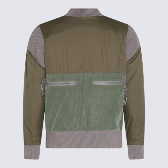  비비안웨스트우드 울 블렌드 버튼업 크롭 자켓 33040009W00M3M402 Green - VIVIENNE WESTWOOD