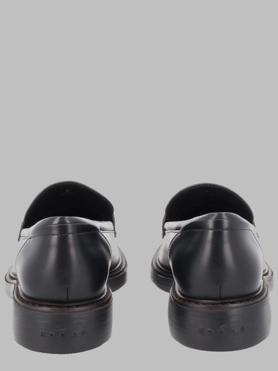 26FW 호간 로퍼 HXM7040FZ10 UWNB999 BLACK - HOGAN