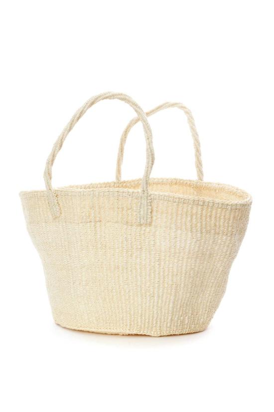  African Modern 토트백 아프리칸 모던 클래식 사이잘  아이보리 - OTHER BRANDS