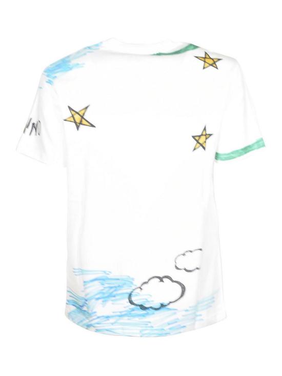 26SS 모스키노 반팔 티셔츠 A070502411888 WHITE - MOSCHINO
