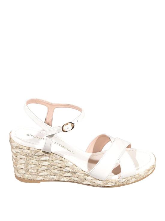 26SS 스튜어트 와이츠먼 샌들 DAYNAESPADRILLEWDGCREAM WHITE