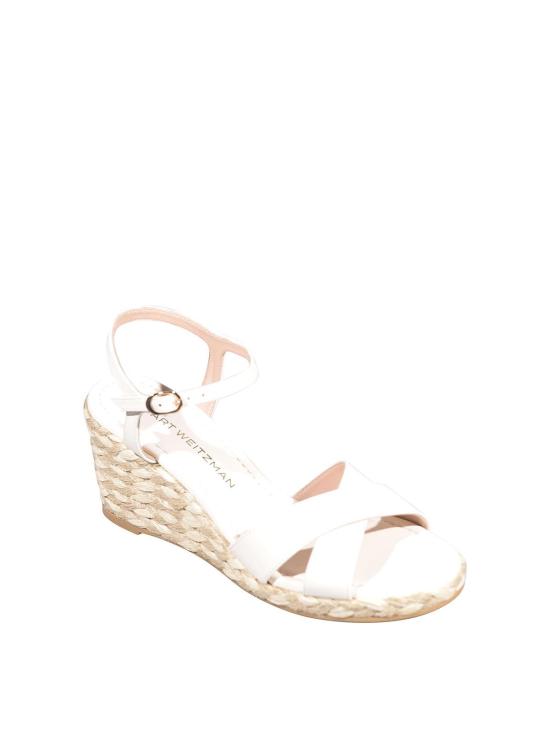 26SS 스튜어트 와이츠먼 샌들 DAYNAESPADRILLEWDGCREAM WHITE - STUART WEITZMAN