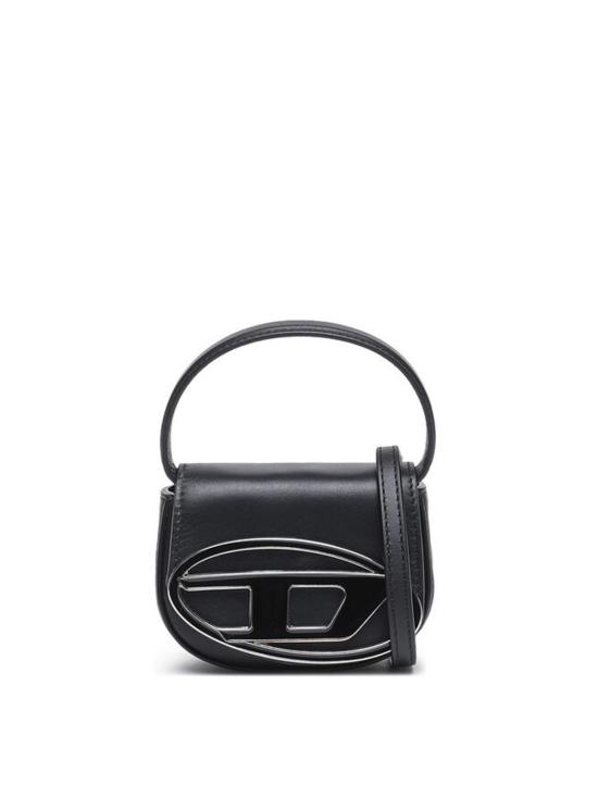 26FW 디젤 1DR 미니백 플라크 X08709PR818T8013 BLACK - DIESEL