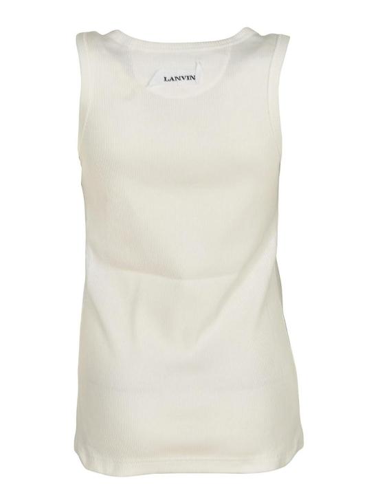 26SS 랑방 민소매 티셔츠 RWTO0012J047P2600 WHITE - LANVIN