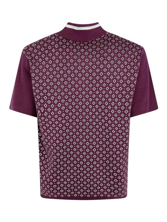 25FW 드롤드무슈 폴로 티셔츠 KPO205CO261DRDDARK Red - DROLE DE MONSIEUR