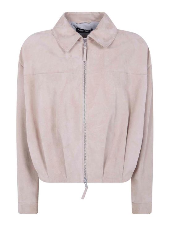 25FW 닥터 호프 봄버 자켓 8201SUEDEC144 NUDE NEUTRALS