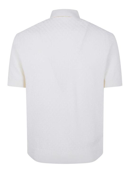 25FW 필리포 드 로렌티스 폴로 티셔츠 PL1MCCR12X020 White - FILIPPO DE LAURENTIIS