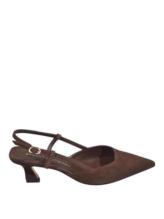 26SS 스튜어트 와이츠먼 힐/펌프스 VINNIE50SLINGBACKWALNUT DARK BROWN