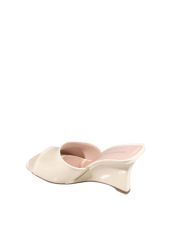 26SS 스튜어트 와이츠먼 뮬/슬리퍼 VINNIEWEDGEMULE85LINEN LIGHT BEIGE - STUART WEITZMAN