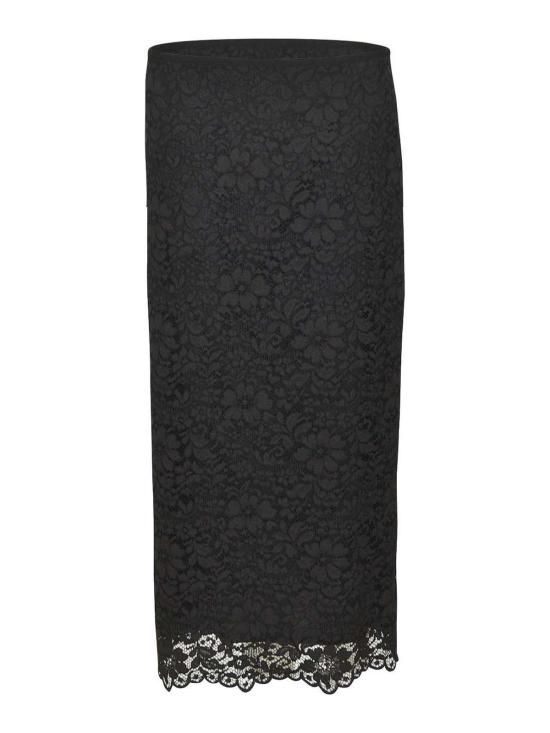 26SS 시모네타 롱 스커트 S06SK73T117BLACK001