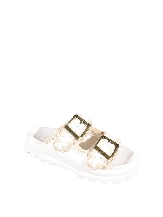 26SS 모우 뮬/슬리퍼 661001NWHI WHITE - MOU