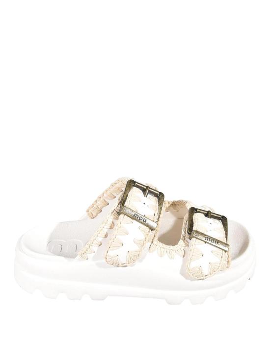 26SS 모우 뮬/슬리퍼 661001NWHI WHITE