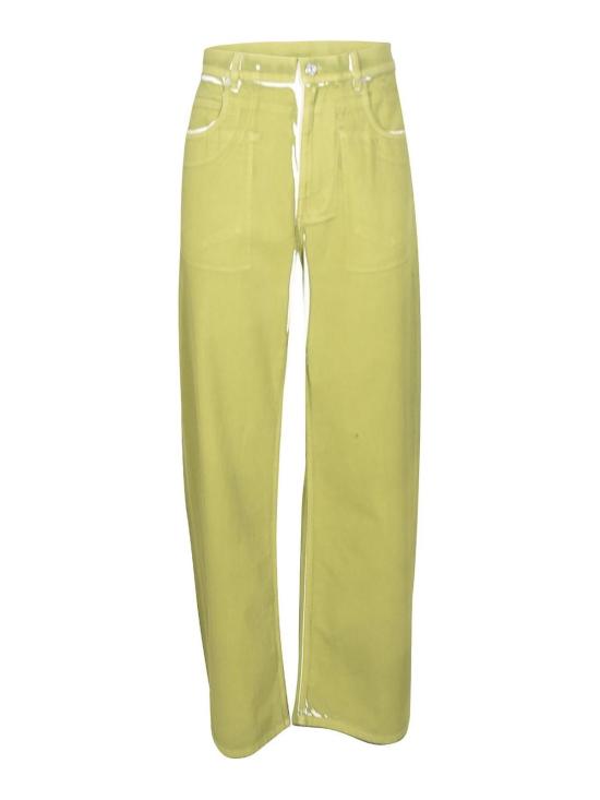26SS 마르니 스트레이트 팬츠 PUJU0320A1USCY64PRV15 YELLOW