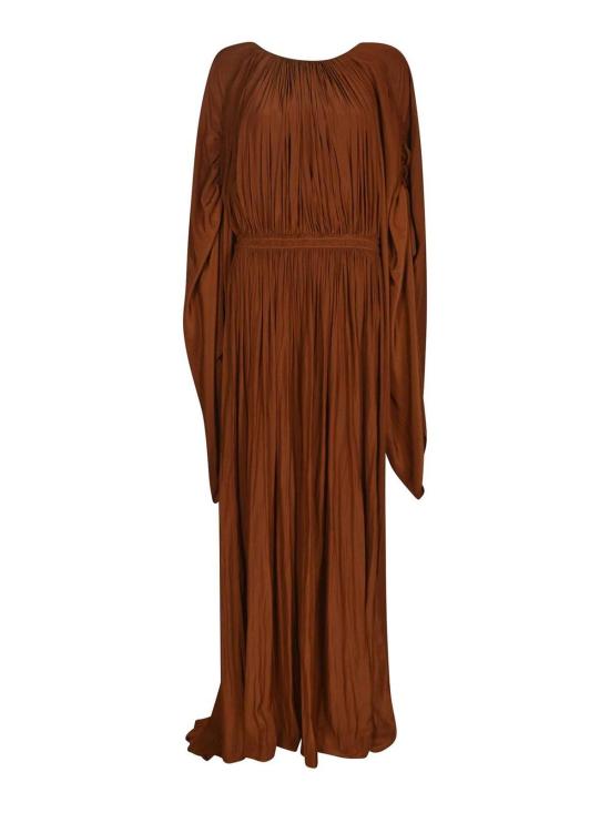 25FW 랑방 롱 원피스 RWDR00544778H25657 BROWN