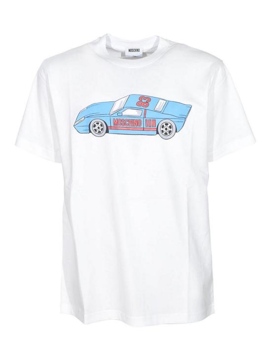 26SS 모스키노 반팔 티셔츠 A070302411001 WHITE