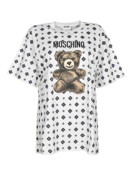 26SS 모스키노 반팔 티셔츠 V071505412001 LIGHT GREY