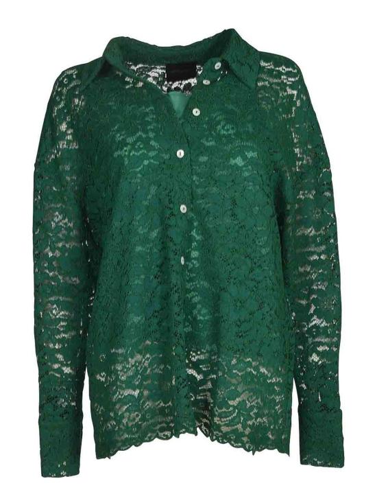 26SS 시모네타 셔츠 S06SH97T117SMERALDO385 Dark Green