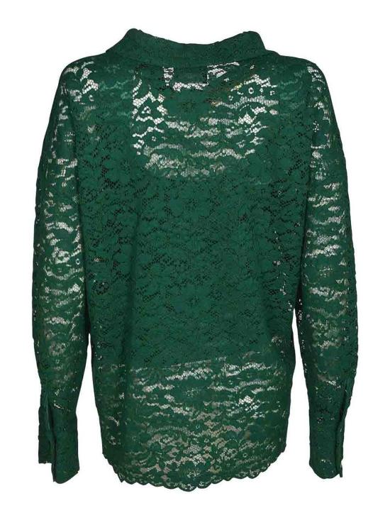 26SS 시모네타 셔츠 S06SH97T117SMERALDO385 Dark Green - SIMONETTA
