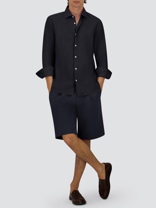 26SS 에르노 긴팔 셔츠 CM000030U171589200 Blue - HERNO