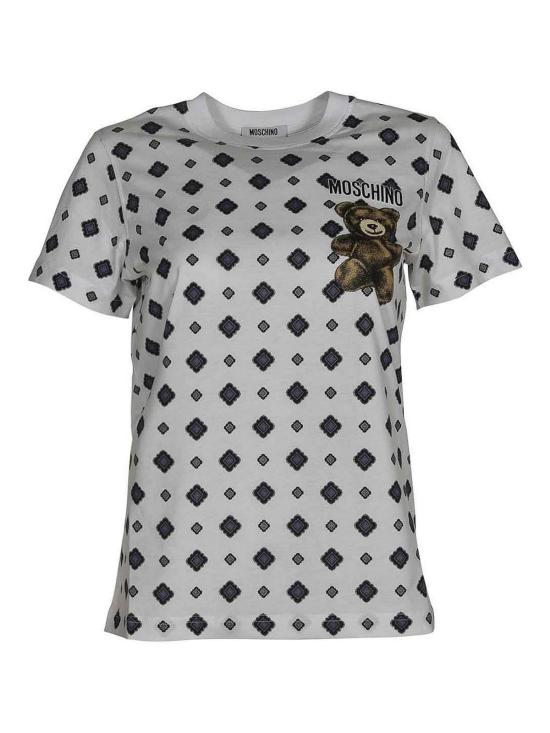 26SS 모스키노 반팔 티셔츠 V071605412001 DARK GREY