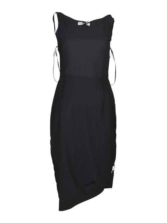 26SS 키아라보니 미디 스커트 ABCGILIASJE37 Black - CHIARA BONI