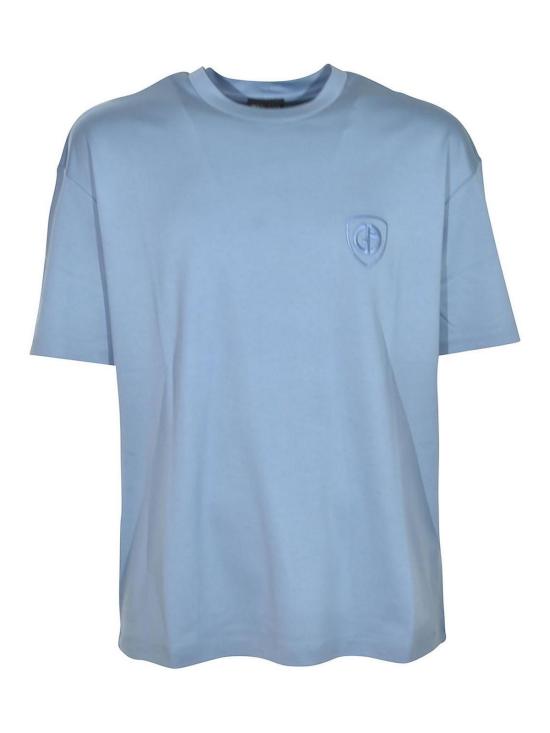 26SS 조르지오 아르마니 반팔 티셔츠 GM003351TE10333U9369 LIGHT BLUE