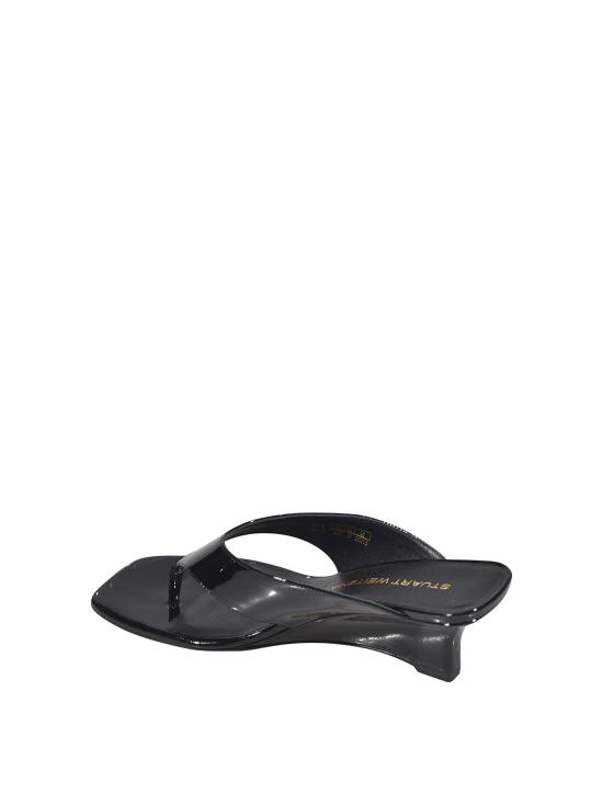 26SS 스튜어트 와이츠먼 뮬/슬리퍼 VINNIEWEDGETHONG50BLACK - STUART WEITZMAN
