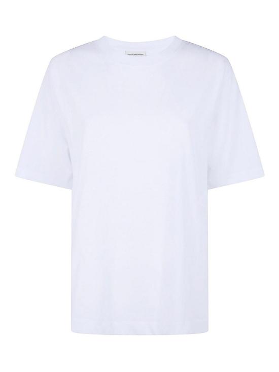 25FW 드리스 반 노튼 반팔 티셔츠 26113110036E15 White