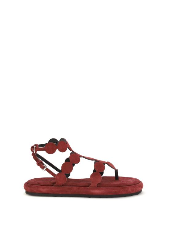 26SS 피에르하디 샌들 AGK2 CARMINE SUEDE CALF CARMINE