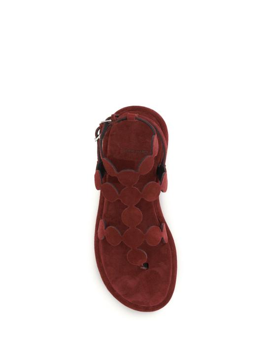 26SS 피에르하디 샌들 AGK2 CARMINE SUEDE CALF CARMINE - PIERRE HARDY