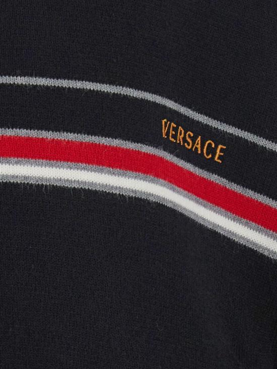 26FW 베르사체 집업 니트 10257421A18340 1B000 Black - VERSACE