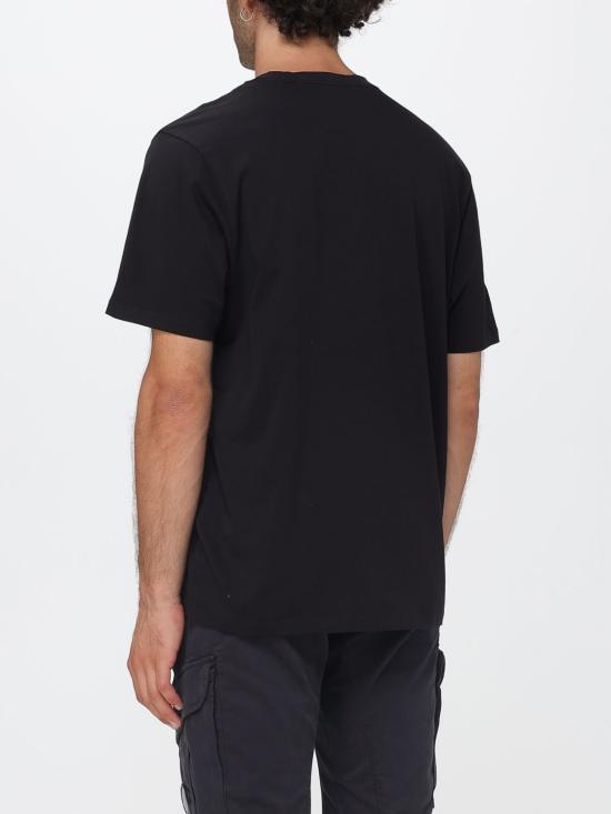 26FW 씨피 컴퍼니 30/1 저지 숏슬리브 로고 패치 티셔츠 RCCMTS726A005100W 999 Black - C.P. COMPANY