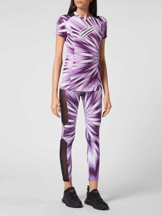 26SS 플레인스포츠 반팔 티셔츠 SACCWTK2714STE003N 30 Violet - PLEIN SPORT