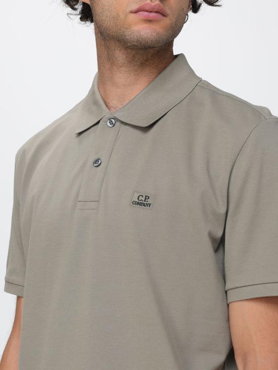 26FW 씨피 컴퍼니 폴로 티셔츠 21CMPL721A005263W 356 Grey - C.P. COMPANY