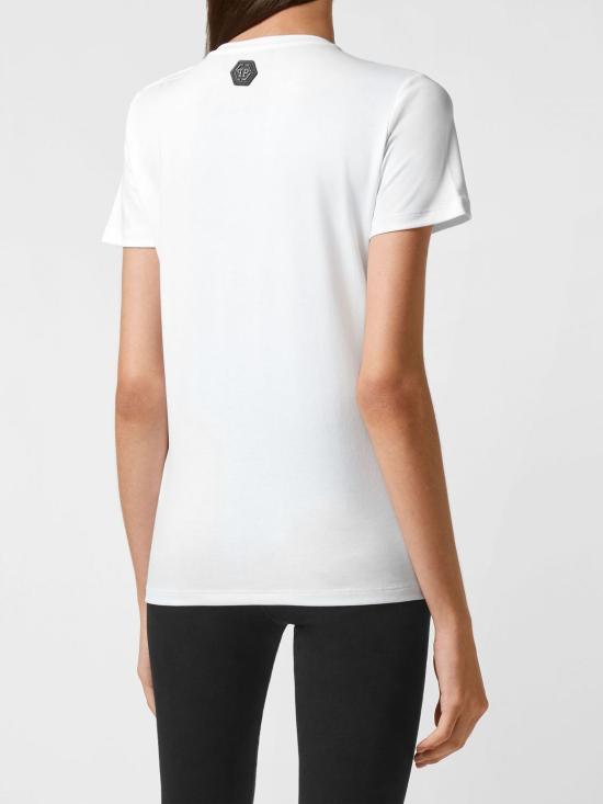 26SS 필립 플레인 반팔 티셔츠 LABCWTK2132PJY002N 01 White - PHILIPP PLEIN