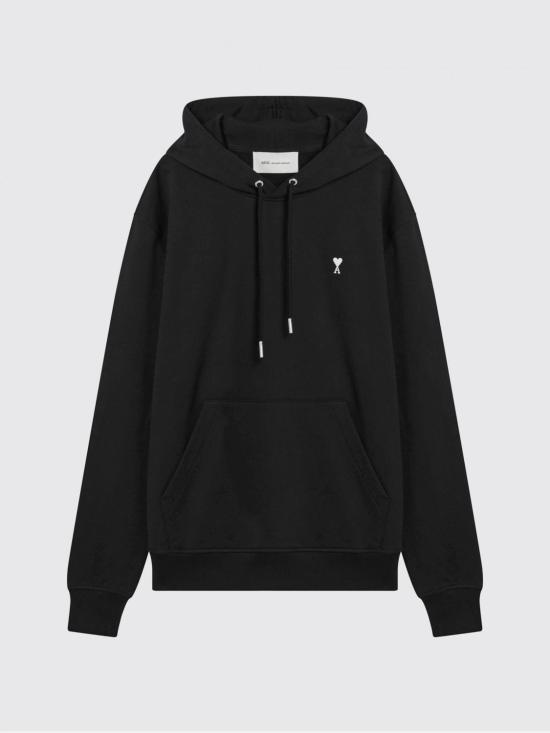 26FW 아미 ADC 코튼 후디 HSW764730 045 Black - AMI