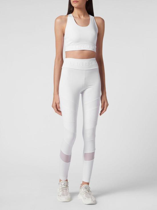26SS 플레인스포츠 탑 SACCWJU0011STE003N 01 White - PLEIN SPORT