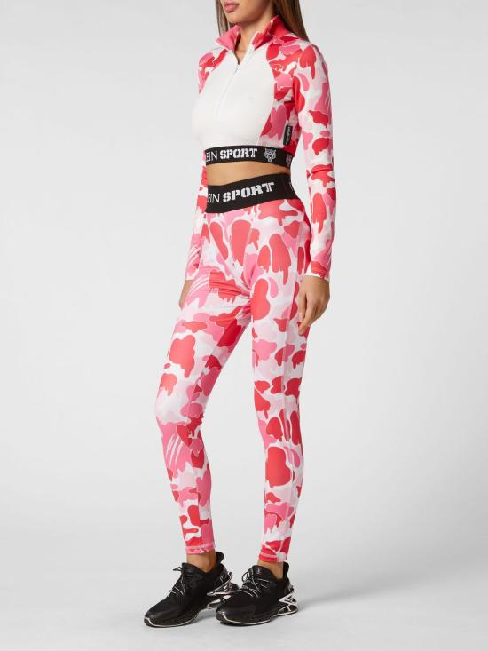 26SS 플레인스포츠 레깅스 PADCWJT1905STE003N 33 Fuchsia - PLEIN SPORT