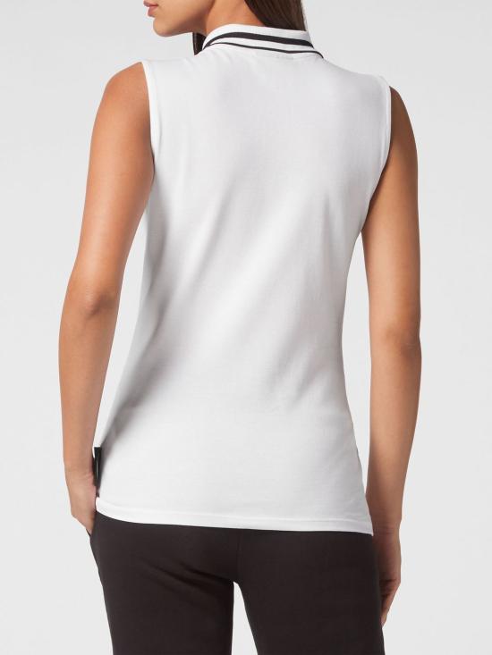 26SS 플레인스포츠 폴로 티셔츠 SACCWTK2710STE003N 01 White - PLEIN SPORT