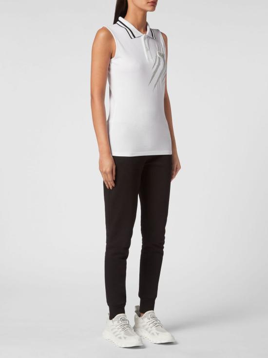 26SS 플레인스포츠 폴로 티셔츠 SACCWTK2710STE003N 01 White - PLEIN SPORT