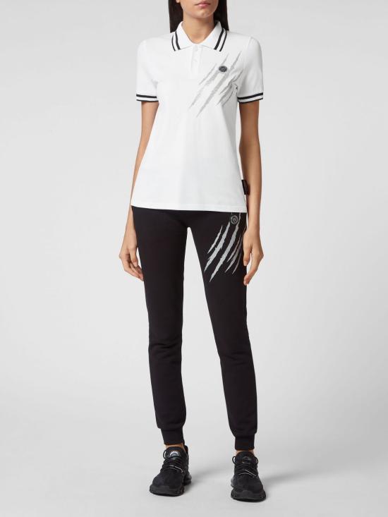 26SS 플레인스포츠 폴로 티셔츠 SACCWTK2708STE003N 01 White - PLEIN SPORT